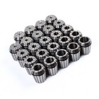 24pc Er40 Collet Set Metric 3mm   26mm Hardened 40cr Precision Ground