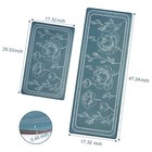 Kitchen Floor Mat Set Of 2  Cushioned Anti Fatigue Kitchen Mat 17 x59  17 x29   