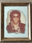 Vintage Elvis Presley Carnival Mirror - Vintage Elvis Mirror W  Wood Frame 1970s