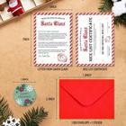 Official Letter From Santa Claus Nice List Certificate  From The Desk Of Santa B