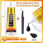 Upgrade T-7000 Black Adhesive Glue For Phone  Cridoz 110ml Waterproof Jewelry Gl