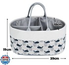 Lemonfilter Baby Diaper Caddy  Nursery Organizer And Car Storage Bag For Baby