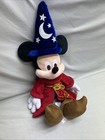 Disney 24   Jumbo Fantasia Sorcerer Mickey Mouse Plush Stuffed Animal Toy