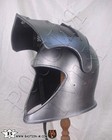 Medieval 18 Gauge Bascinet Helmet Larp Knight Helmet Armor Helmet Halloween