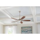 Petersford 56 In  Integrated Led Indoor Brushed Nickel Ceiling Fan Ceiling Fan