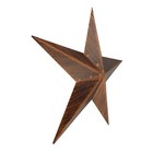 Rustic Texas Metal Barn Star Wall Decor Light Weight Brushed Copper 11 1 2 Inch