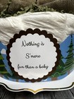 Smores Animals Baby Diaper Cake Shower Gift Centerpiece Newborn Campfire Unisex