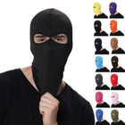 2 Holes Balaclava Ski Mask Thin Uv Protection Full Face Mask For Motorcycle Ski