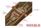Exo-s Touring Skis Mount Kit   4  Carbides Fits Ski-doo Models W dsa Suspension