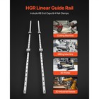Uimoso Linear Rail Kit Hgr20 2pcs 2000 Mm  78 74 In  Guide Rails With 4 Slide