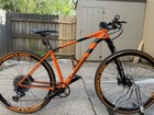 Cannondale Fsi Orange Black Carbon Mountain Bike Hydraulic Disc Lefty Fork Sram