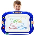 Large Magnetic Drawing Board For Kids - Erasable Doodle Pad Toy For Ages 3-7
