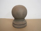 Antique Vtg Wooden Turned Newel Post Finial Topper Architectural Wood Salvage
