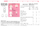 Simplicity 9338 Sewing Pattern Newborn   6 Months Unisex One Piece Snap On Suit
