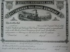 1800s Buffalo Bradford And Pittsburgh Railroad Company Stock Certificate