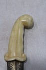 Mughal Khanjar Dagger Damascus Steel Bone Handle Indo Persian Antique Style