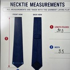 Donald J  Trump Silk Necktie Men White Blue Geometric Signature Collection 3 5 