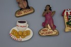 Vintage New Orleans Souvenir Magnets Jazz Music French Market Beignets Lot
