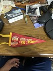 1950s New Orleans Felt Pennant 14    Mardi Gras St  Louis Cathedral French Market