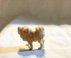 Vintage Carved Bovine Bone Eskimo Dog Husky Samoyed Miniature Japan Chow Spitz B