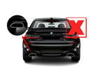 For 2019-2022 Bmw 3 Series 330i M340i G20 M Sport Rear Diffuser Gloss Black 