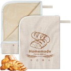 New Wide Zipper Beeswax Bags For Sourdough  Reusable Bags For Homemade Bread