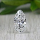 Natural White Diamond 1 Ct Marquise Cut 5x10 Mm Vvs1 D Grade Certified Stone A2