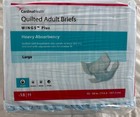 4 Bags Cardinal Wings Quilted Adult Disposable Briefs Sz Lg Heavy Duty 72 Total