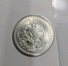 1948 Mexico 5 Pesos Silver Coin Cinco Pesos Cuauhtemoc 30 Grams  900 Silver   2 