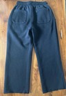 Bearded Goat Wide Leg Crop Pants Black Lounge Hiking Gorpcore Outdoors