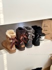 Ugg Classic Double Ribbon Bailey Bow Ii Womens Boots Sheepskin Us4-us9waterproof