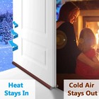 Adjustable Under Door Seal Strip     Twin Draft   Soundproof Guard Stopper