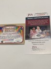 Brady Tkachuk Signed Card Lunch Box Legends Jsa Coa Ip Auto Senators Autographed