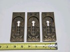 Mallory Wheeler Victorian Eastlake Pocket Door Sliding Door Pulls Set X3 1880   s