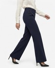 Worthington Curvy Fit Dress Pants Womens 14 Navy Blue Bootcut Stretch Nwt