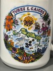 American Gift Turks   Caicos Collector Series Large Ceramic Coffee Cup Mug Rare