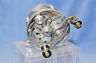 Rare Vintage Jeweled Hexagon Caps Engraved Bronson Commander  3600 Fishing Reel