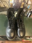 Dr  Martens Vegan Leather Black Boots