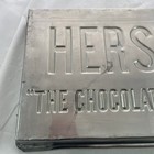 Antique 100  Yr Old Hershey s  5lb Chocolate Mold Pan The Chocolate That Is Pure