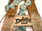 Delightful  tuck  1905 Calendar  days Of Delight  W  Swinging Cart W  Six Girls 