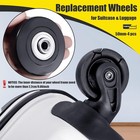 Luggage Suitcase Replacement Wheels 50mm Diameter 1 7 8 Inch Wear-resistant   4