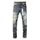 New Purple Brand Men s Personality Fashion Slim Fit Jeans   