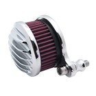 Air Cleaner Intake Filter Kit Cylinder For 88-2015 Sportster Xl883 1200 Chromed