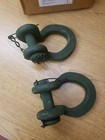 Set Of 2 Military Shackle   Pin Front Bumper 2 5   5 Ton Truck 4030-01-372-9833 
