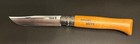 Opinel No  12 Carbone - Carbon Steel Folding Pocket Knife  Beechwood Handle  4 8