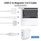 New Brand Usb C To Magsafe 3 2 1 Charge Cable 2m for Macbook With Usb C Adapter