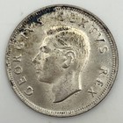 1952 South Africa 2 1 2 Shillings Au Silver  500 George Vi Almost Uncirculated