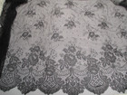 Antique Victorian Chantilly Lace Flounce Wide