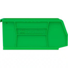 30230 Plastic Storage Shelf Bins  11 In  X 5 In  X 5 In  Green  12-pack