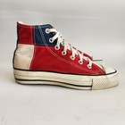 Vtg 90s Converse Chuck Taylor All Star Usa Made  Red White   Blue Men 5 Women 7